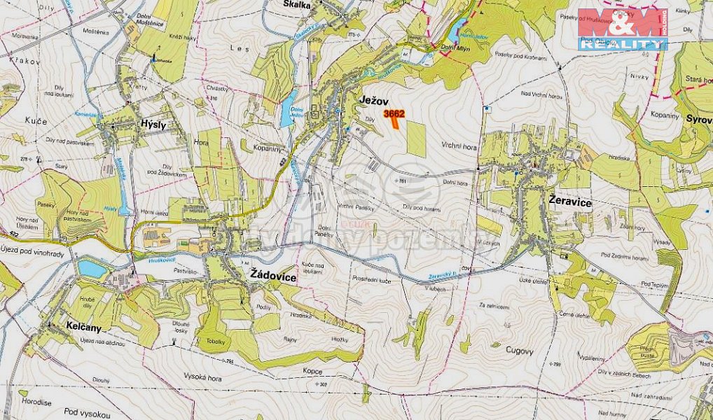 Prodej pole 1 462 m², Ježov – náhled fotky 4
