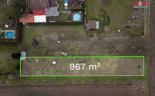 Prodej stavebního pozemku 967 m², Dub nad Moravou, okres Olomouc