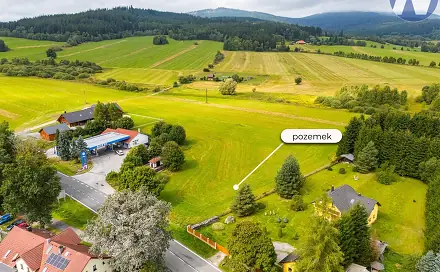 Prodej stavebního pozemku 1 768 m², Volary, okres Prachatice
