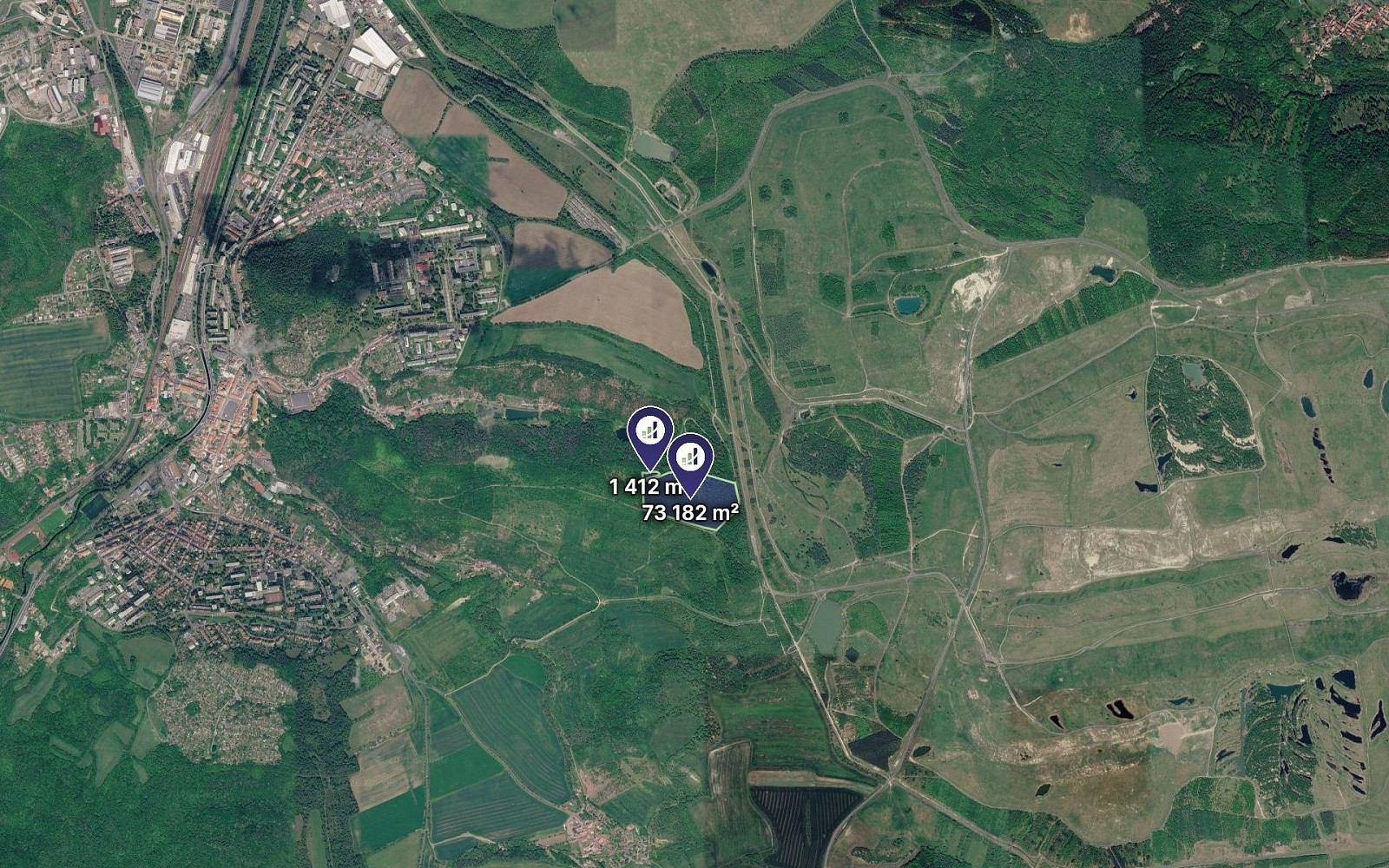Prodej pole 74 594 m² – fotografie 2