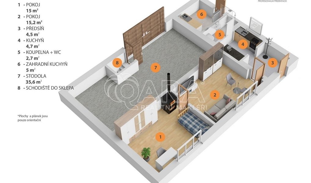 Prodej domu 88 m² s pozemkem 971 m², Velký Chlumec – náhled fotky 11
