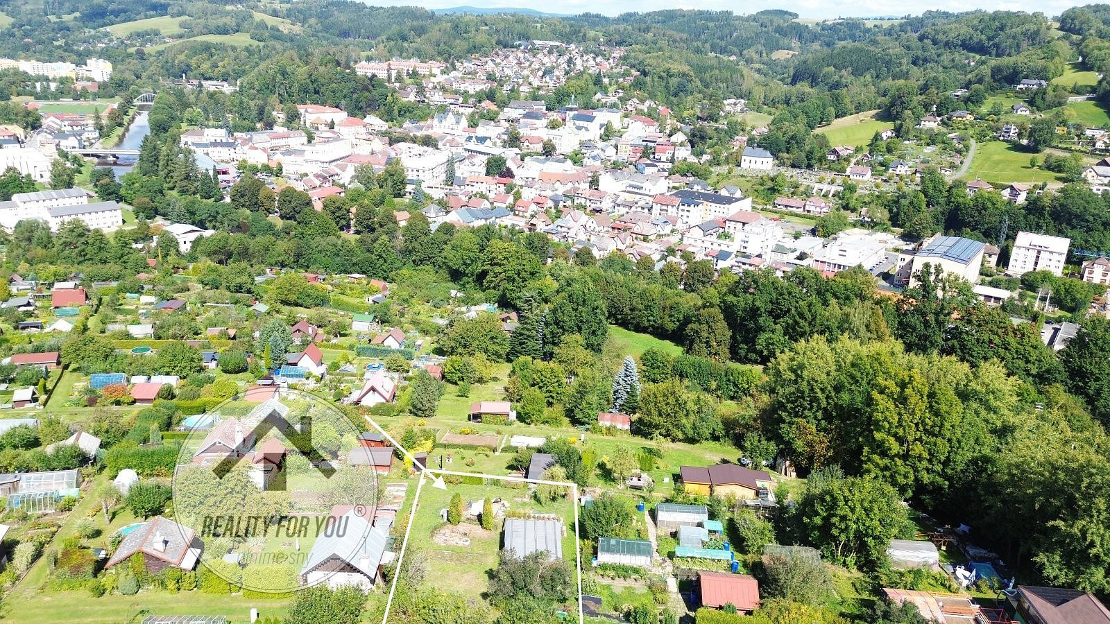 Prodej zahrady 400 m² – pohled 3