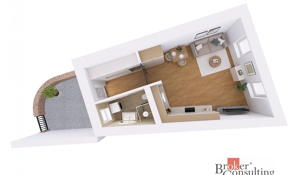 Prodej bytu 1+kk 34 m², Dubné – náhled fotky 2