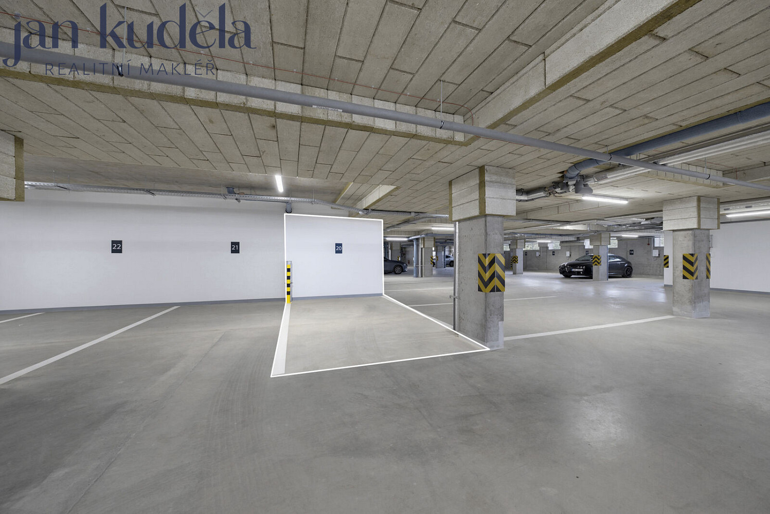 Pronájem parkovacího místa na ul. Střední - rezidence Ponava City