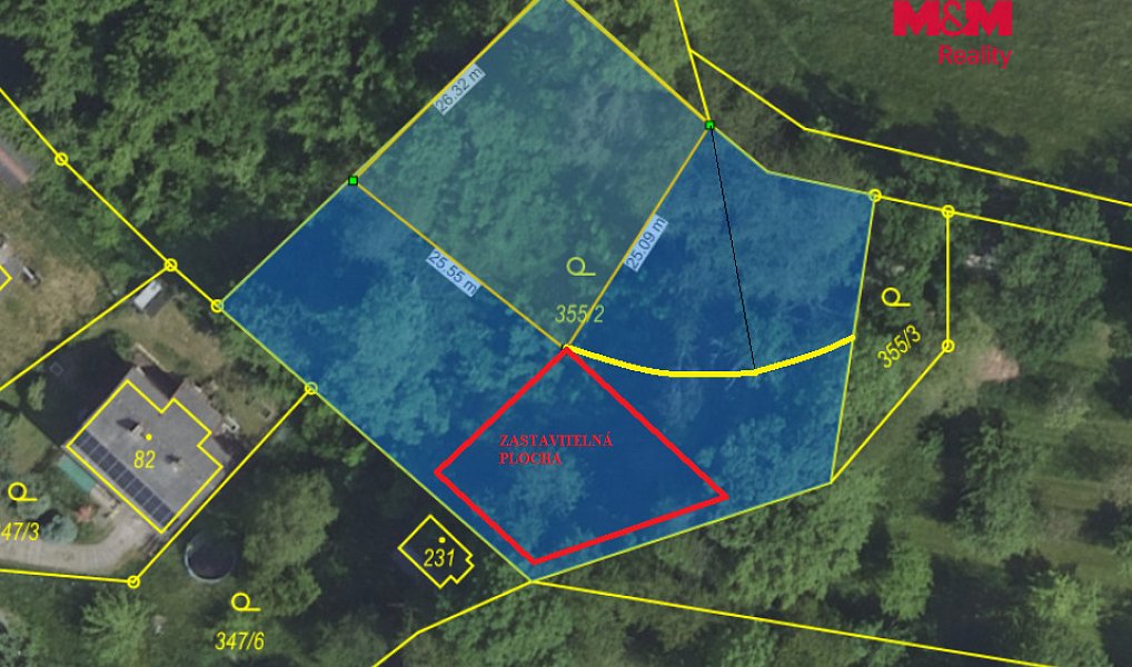 Prodej stavebního pozemku 2 037 m², Pyšely – náhled fotky 14