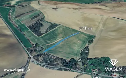 Prodej pole 2 870 m², Litenčice, okres Kroměříž