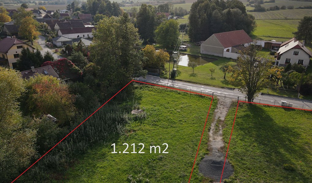 Prodej stavebního pozemku 1 212 m², Sedlec-Prčice – náhled fotky 4