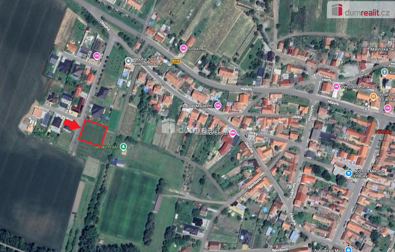 Prodej stavebního pozemku 1 269 m² — photo 3