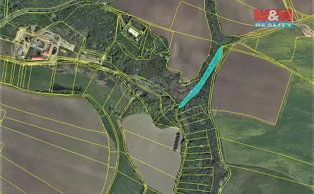 Prodej louky 4 313 m², Staňkovice, okres Louny