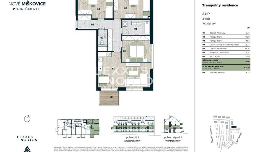 Prodej bytu 4+kk 80 m², Praha – náhled fotky 6