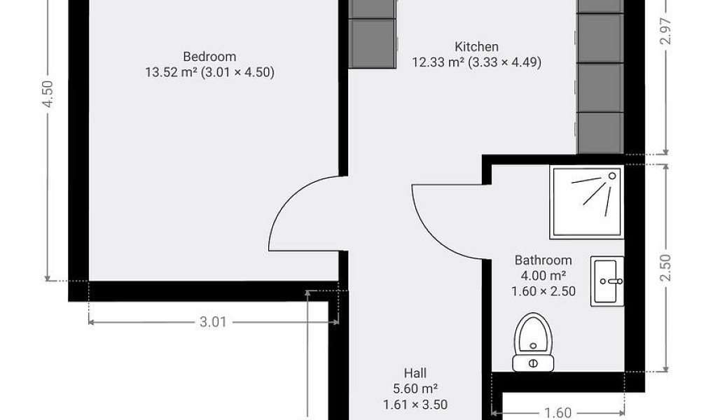 Pronájem bytu 2+kk 34 m², Praha – náhled fotky 9