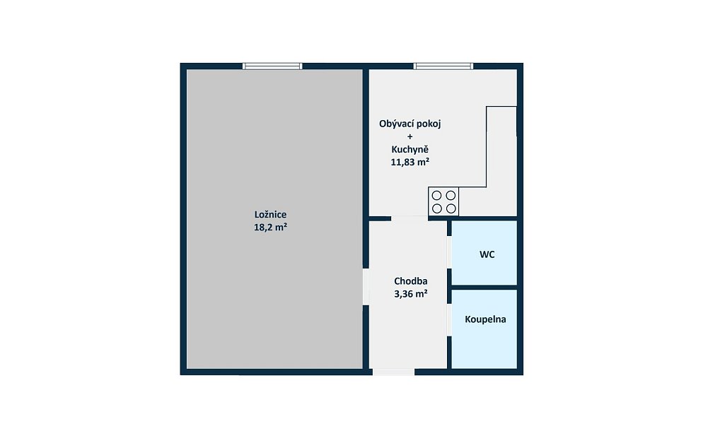 Prodej bytu 2+kk 37 m², Praha – náhled fotky 15