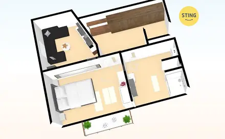Pronájem bytu 2+kk 37 m², Kosmákova, Přerov - Přerov I-Město