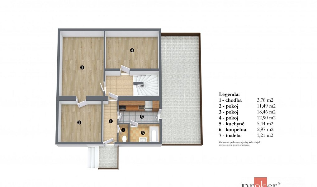 Prodej domu 120 m² s pozemkem 347 m², Hudlice – náhled fotky 13