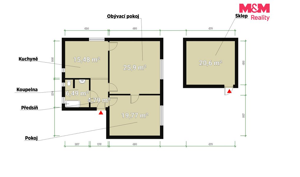 Prodej bytu 2+1 72 m², Plzeň – náhled fotky 19
