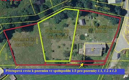 Prodej stavebního pozemku 1 150 m², Malá Morava, okres Šumperk