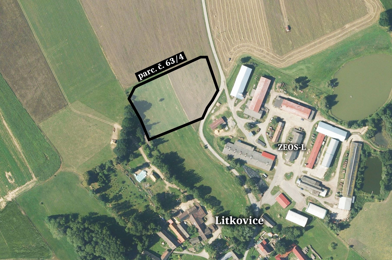 Prodej komerčního pozemku 10 581 m² – fotografie 3