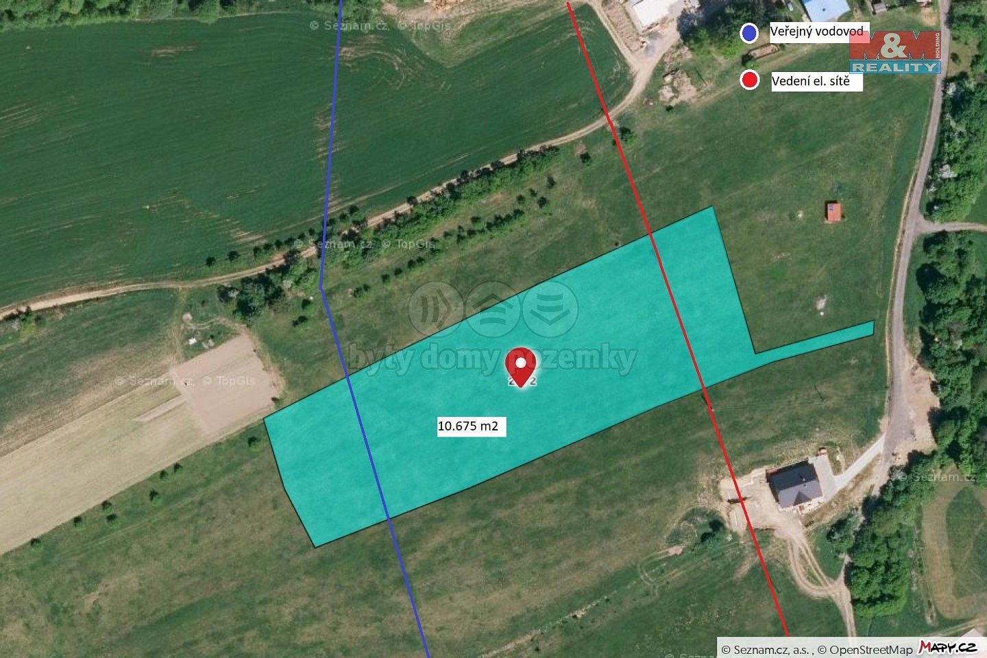 Prodej stavebního pozemku 10 675 m²