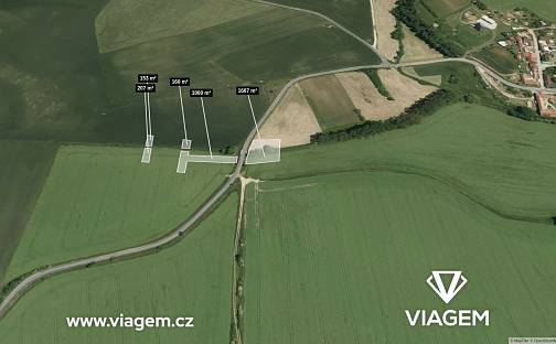 Prodej pole 363 m², Hostim, okres Znojmo