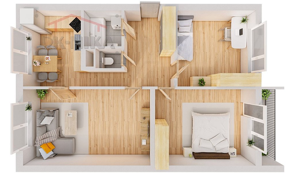 Prodej bytu 3+1 71 m², Semily – náhled fotky 13