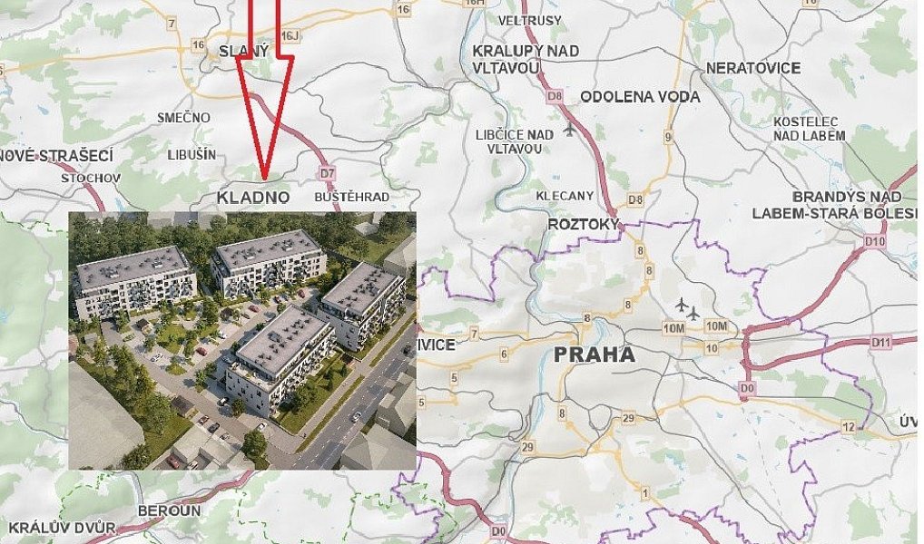 Prodej bytu 1+kk 29 m², Kladno – náhled fotky 30