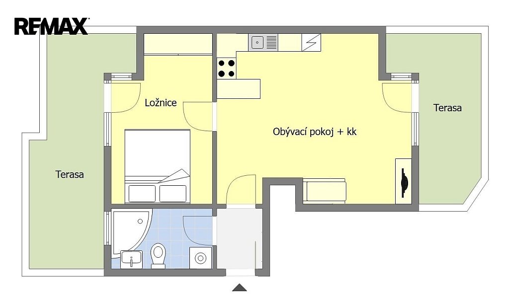 Prodej bytu 2+kk 45 m², Praha – náhled fotky 3