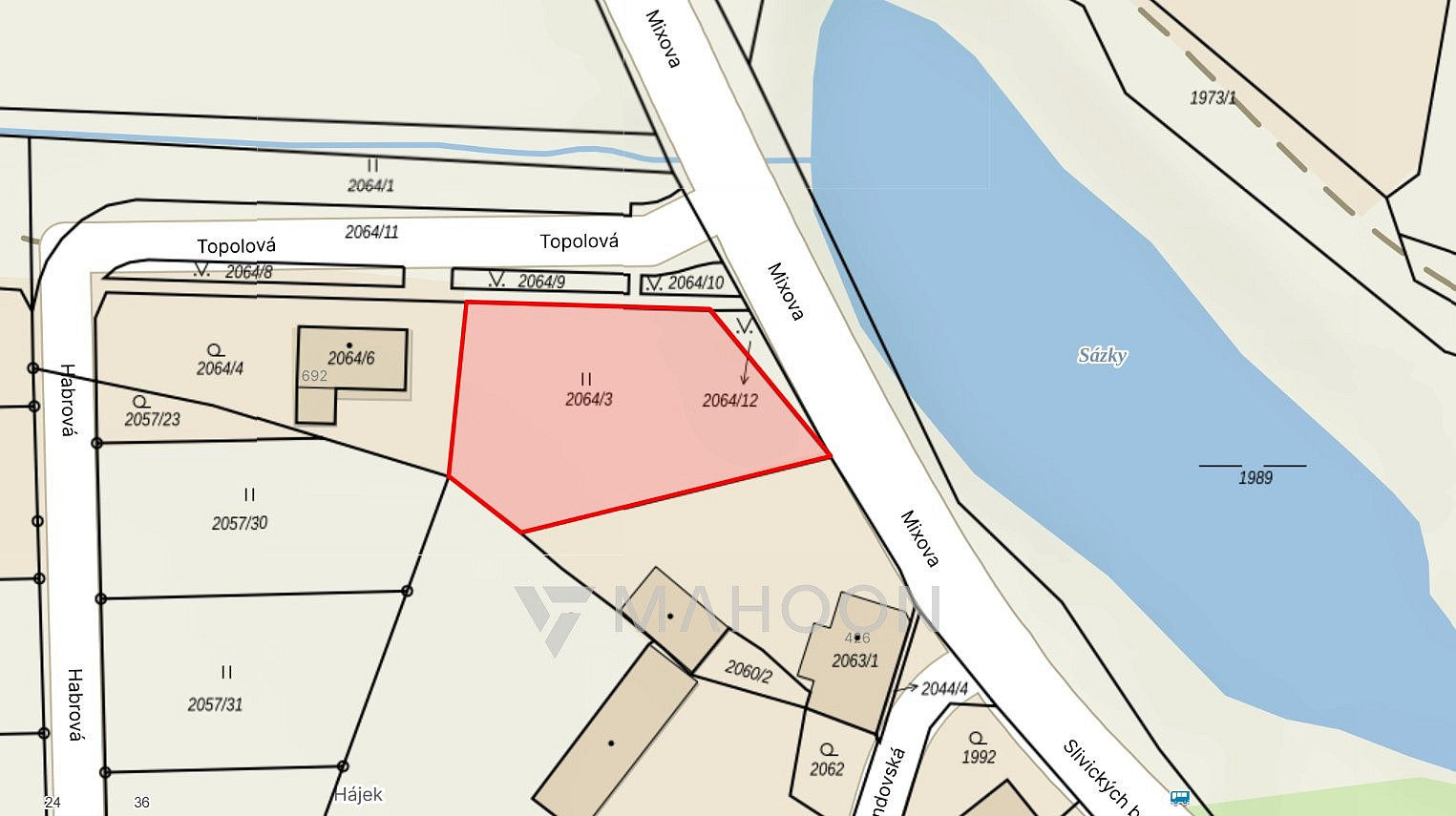 Prodej stavebního pozemku 1 131 m² – pohled 5