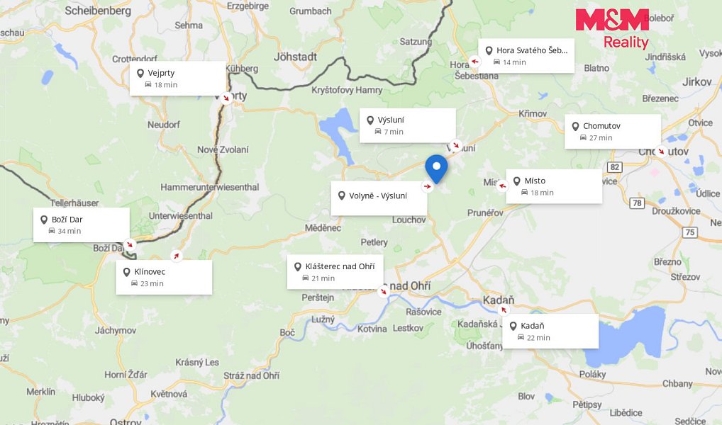 Prodej stavebního pozemku 2 061 m², Výsluní – náhled fotky 6