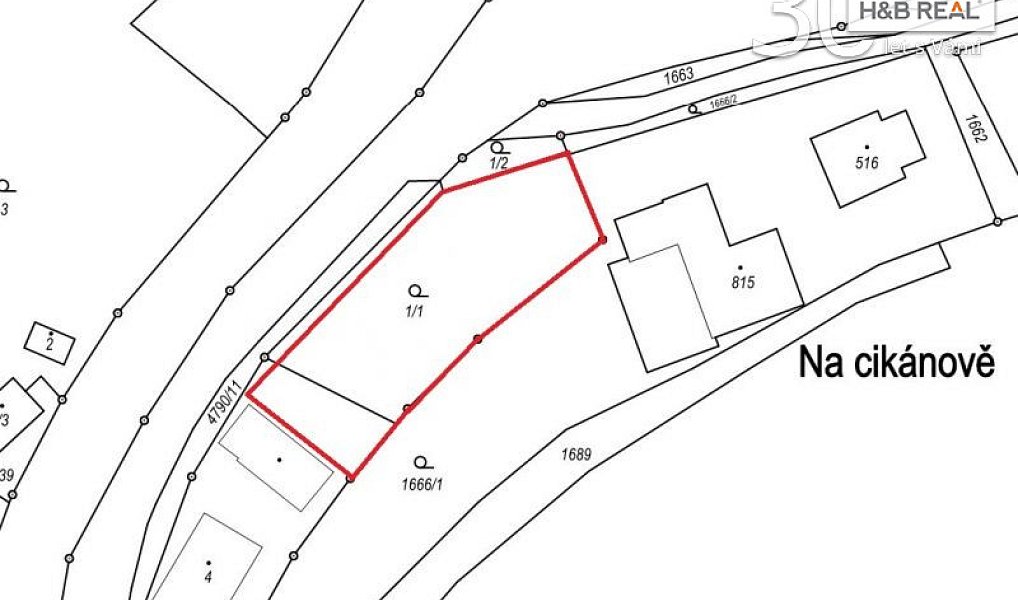 Prodej stavebního pozemku 881 m², Zděchov – náhled fotky 3