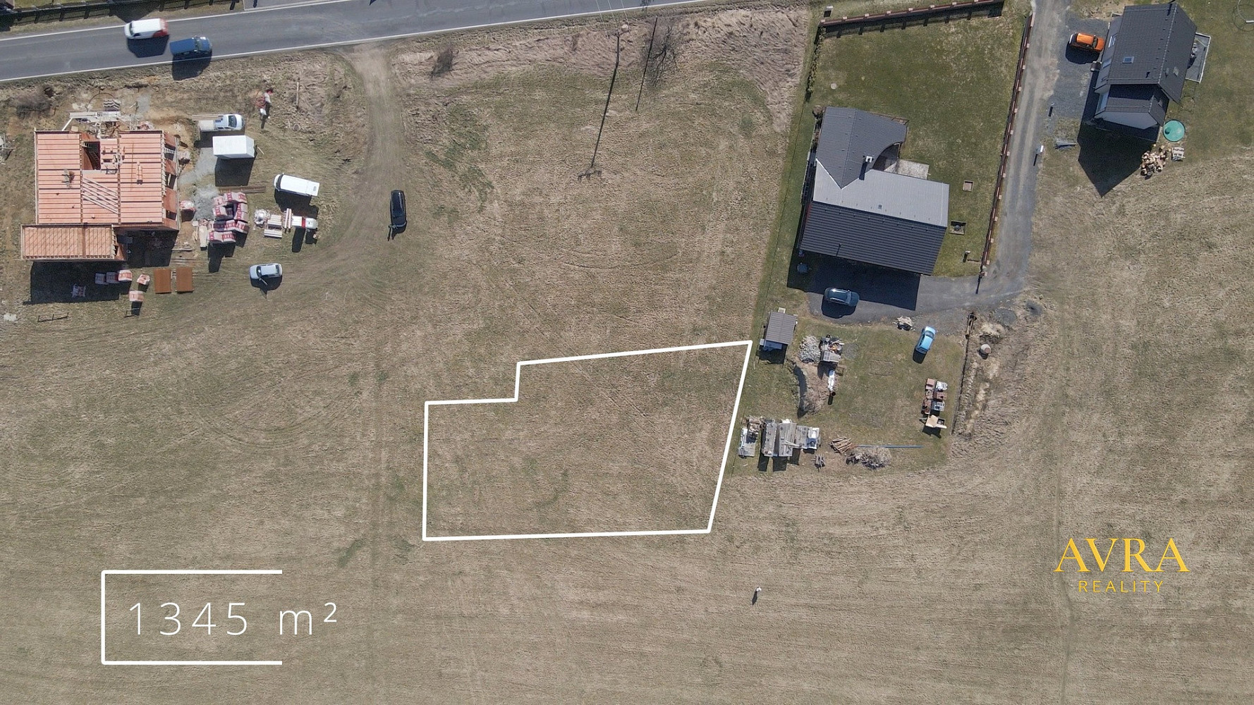 Prodej stavebního pozemku 1 345 m²