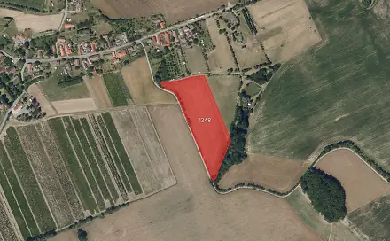 Prodej pole 8 006 m², Kraborovice - Úhrov, okres Havlíčkův Brod