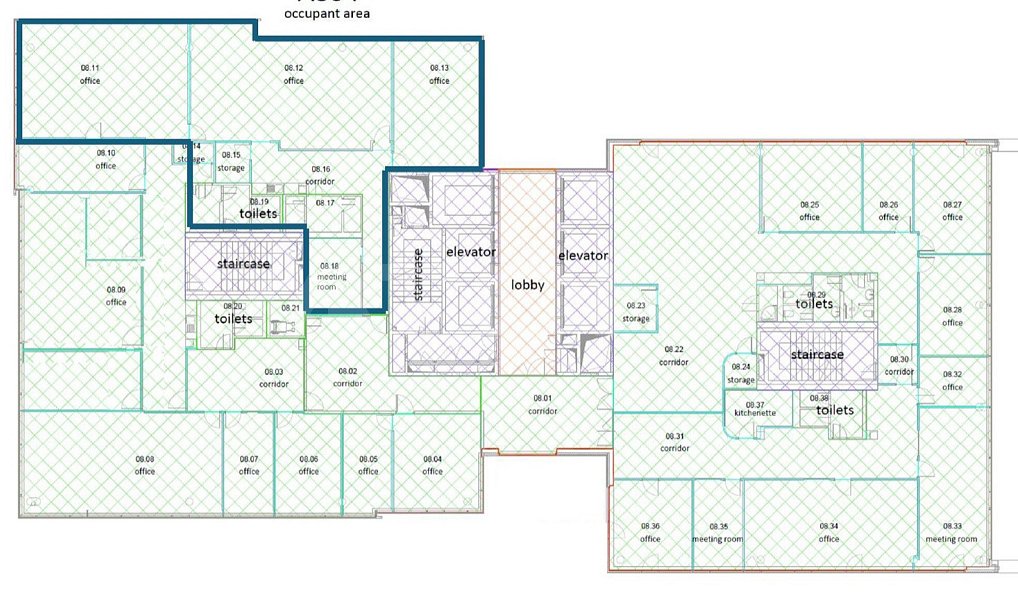 Pronájem kanceláře 307 m², Praha – náhled fotky 3