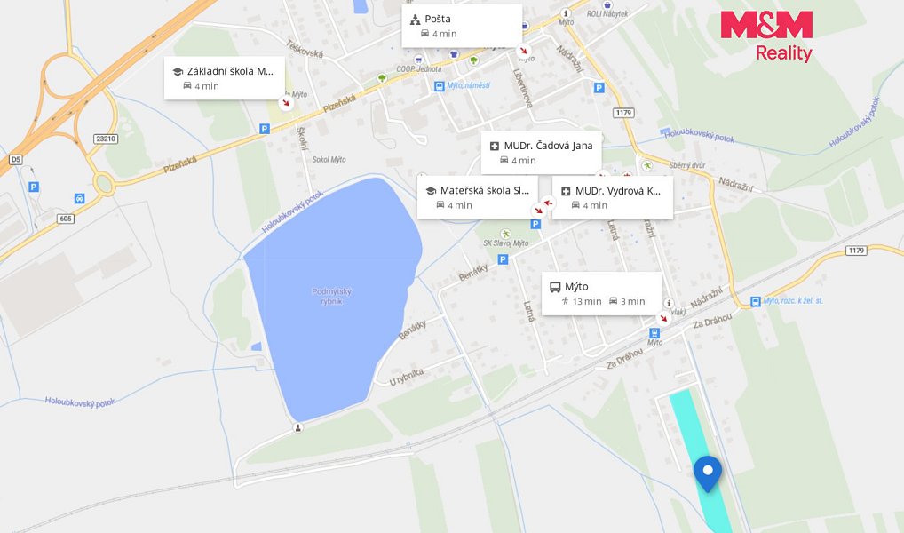 Prodej stavebního pozemku 16 539 m², Mýto – náhled fotky 10