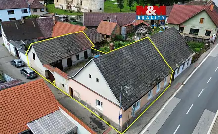 Prodej domu 110 m² s pozemkem 345 m², Červená Řečice, okres Pelhřimov