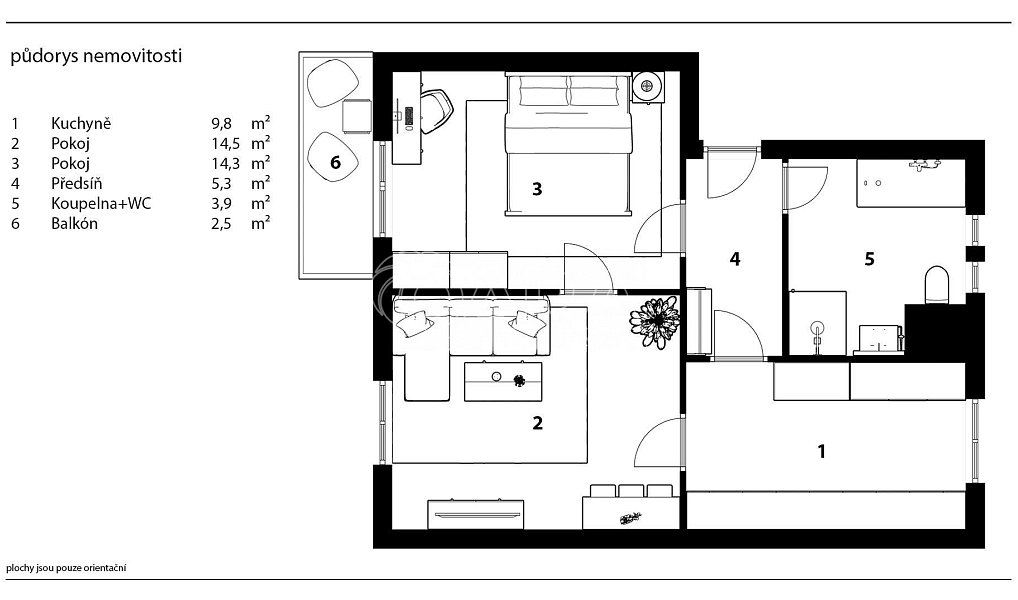 Prodej bytu 2+1 55 m², Hradec Králové – náhled fotky 20
