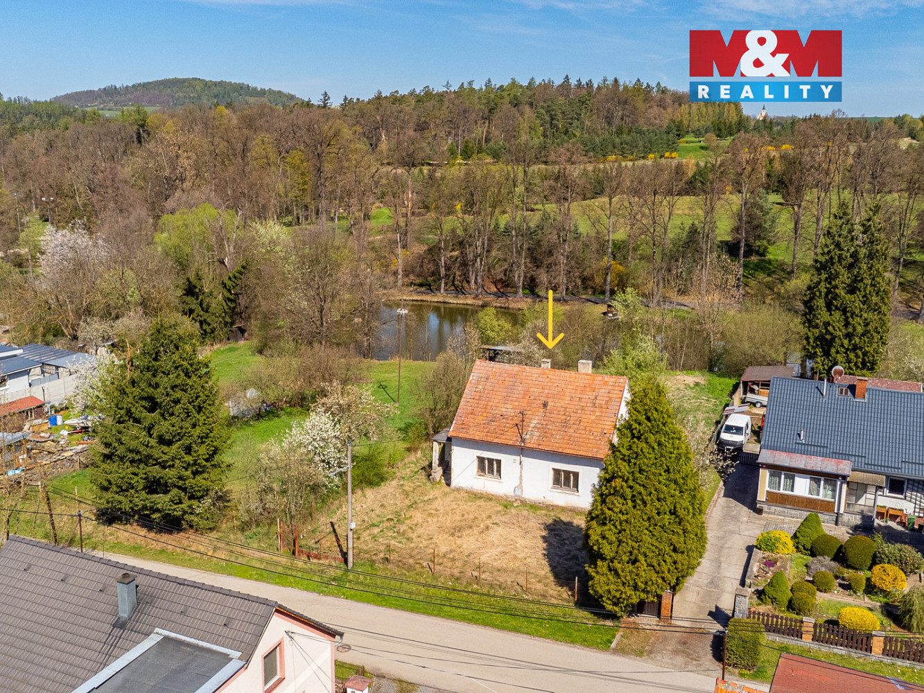 Prodej pozemku k bydlení, 1275 m², Bystřice – pohled 5