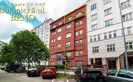 Prodej bytu 3+kk 100 m², Botanická, Brno - Veveří