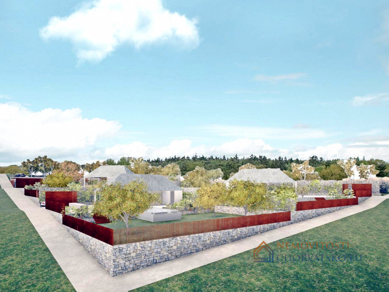 Prodej stavebního pozemku 4 203 m², Vižinada