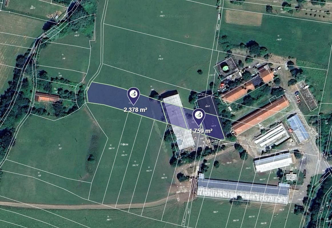 Prodej louky 2 586 m²