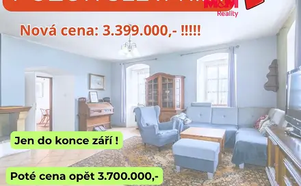 Prodej domu 200 m² s pozemkem 696 m², Vrbno nad Lesy, okres Louny
