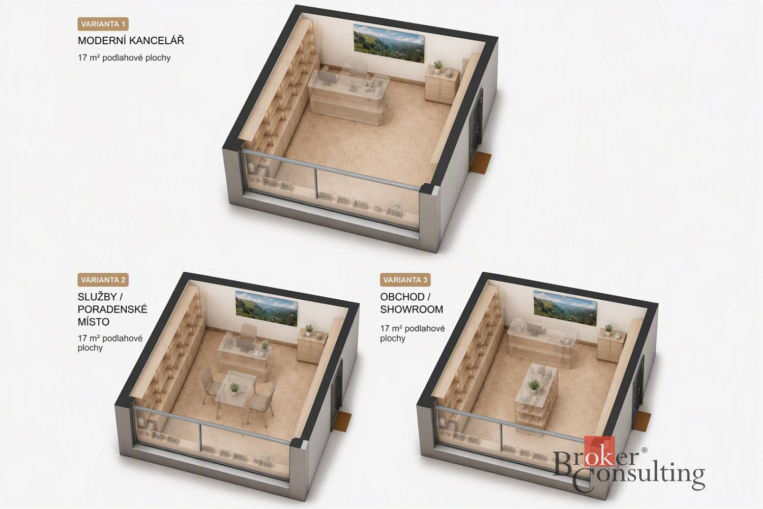Pronájem obchodních prostor 17 m² – fotografie 3