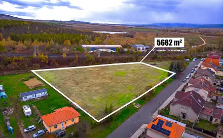 Prodej stavebního pozemku 5 682 m², Zabrušany - Želénky, okres Teplice