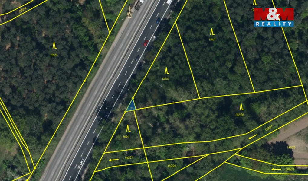 Prodej lesa 3 361 m², Pardubice – náhled fotky 4