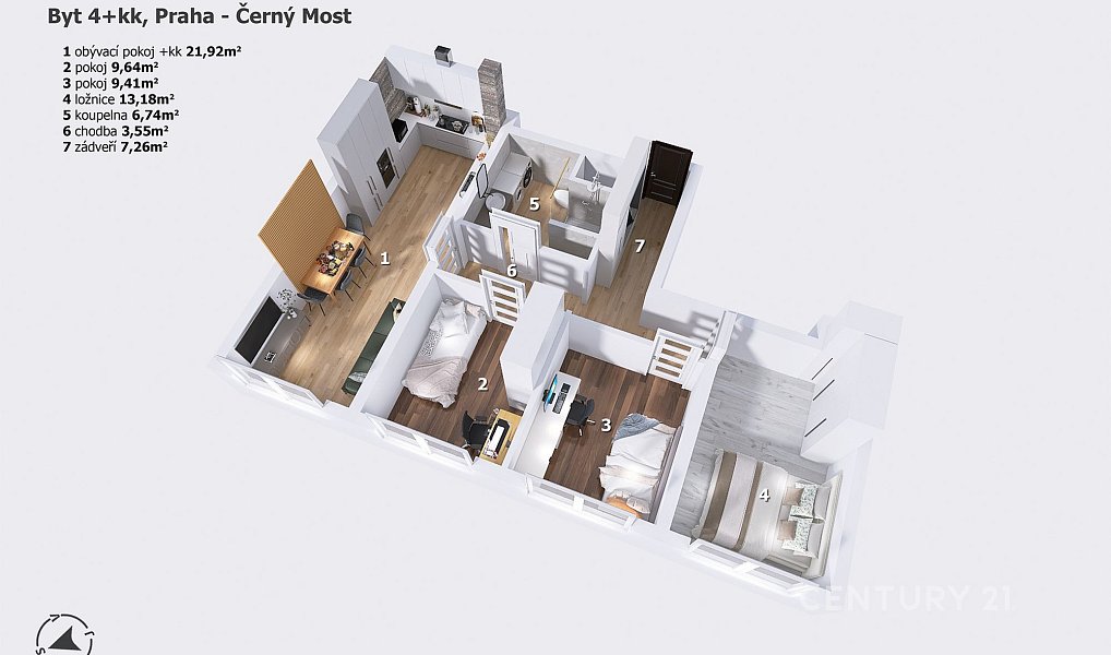 Prodej bytu 4+kk 72 m², Praha – náhled fotky 25