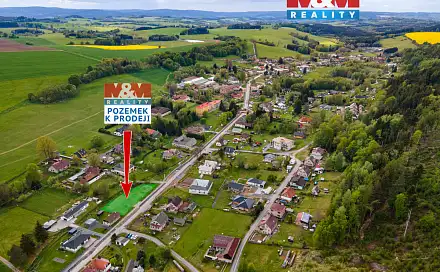 Prodej stavebního pozemku 1 275 m², Jedlová, okres Svitavy