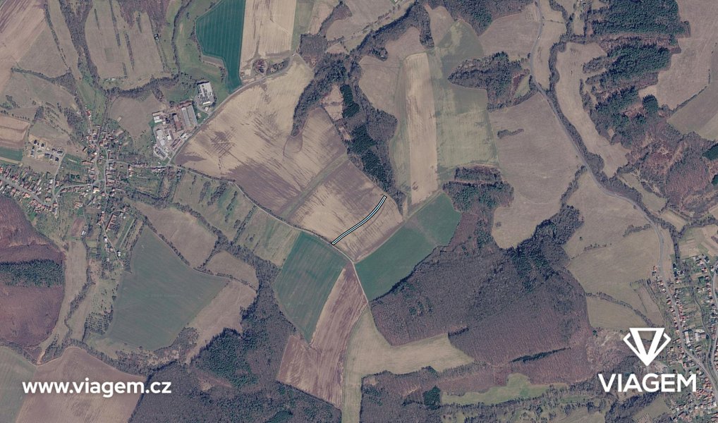 Prodej pole 1 578 m², Dobrkovice – náhled fotky 3