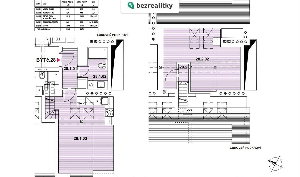 Prodej bytu 2+kk 47 m², Praha – náhled fotky 19