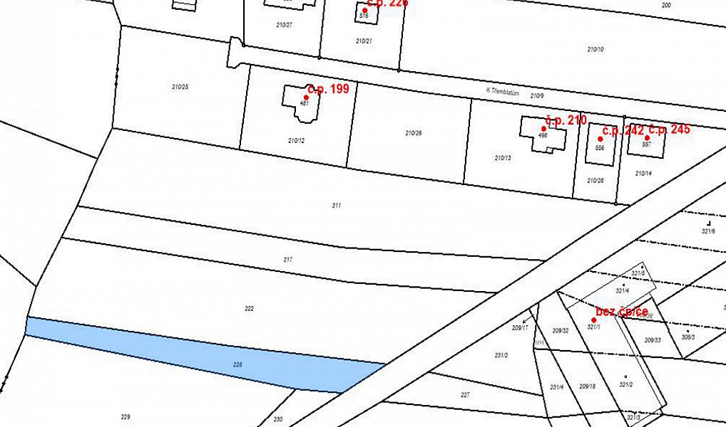 Prodej pole 1 145 m², Zvánovice – náhled fotky 5