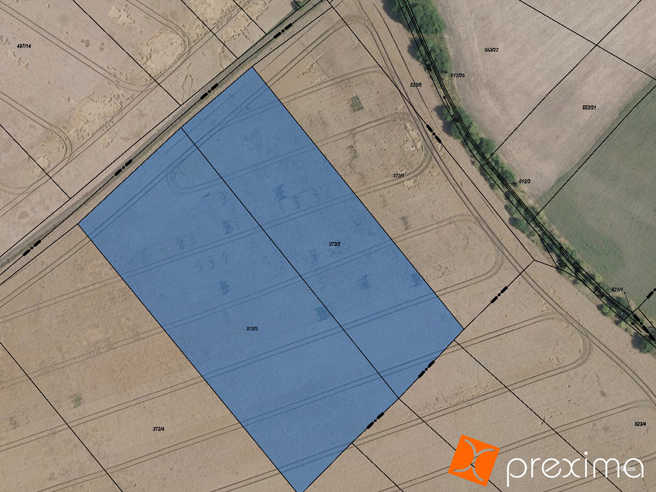 Prodej pole 907 m²