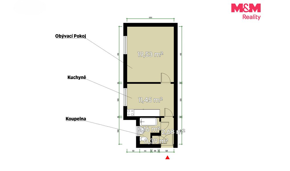 Pronájem bytu 1+1 37 m², Plzeň – náhled fotky 3